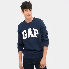 GAP - Buzo Hombre con Logo de Algodón