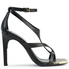 DKNY - Sandalias para Mujer con tacón delgado. Sandalias negras de moda para mujer