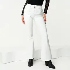 MOSSIMO - Jean Flare Mujer Tiro alto