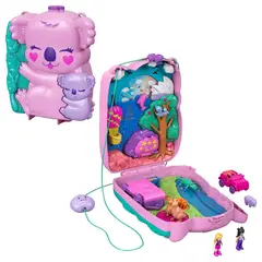 POLLY POCKET - Muñeca Estuche Bolso Aventuras de Koala