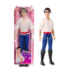 DISNEY PRINCESS - Disney Princesa muñeco Príncipe Eric para niñas 3 años y más