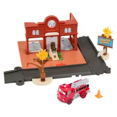 DISNEY - Cars de y Pixar Set de Juego Estación de Bomberos