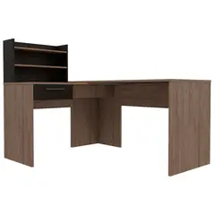 RTA MUEBLES - Escritorio En L Bilbao Mile/Negro