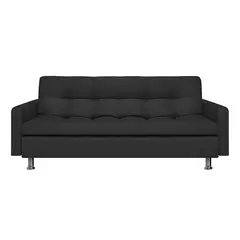 AMOBLANDO - Sofá Cama Moderno en Tela 3 Puestos Sophie 205 x 80 x 53 cm