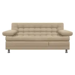AMOBLANDO - Sofá Cama Moderno en Tela 2 Puestos Multi 180 x 82 x 52 cm