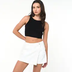 DENIMLAB - Falda short mini Mujer de Algodón