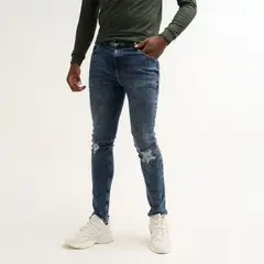 DENIMLAB - Jean 5 Bolsillos para Hombre Super skinny