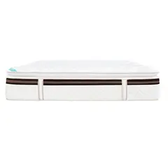 COLCHONES SPRING - Colchón con Base Cama Sencillo Firmeza Media Ortopédico Resortado con Pillow Advance 100 x 190 cm + Almohada + Protector