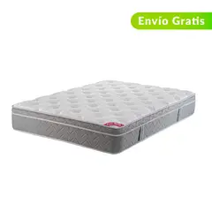 COLCHONES SPRING - Colchón Queen Firme Ortopédico Resortado con Pillow Fenix 160 x 190 cm + Protector - 0% Interés a 3, 6 o 12 Cuotas Pagando con tu CMR Banco Falabella