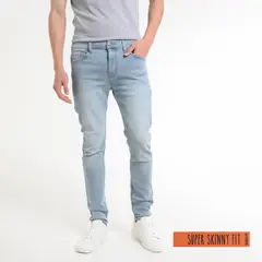 BEARCLIFF - Jean 5 Bolsillos para Hombre Super skinny