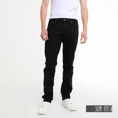 BEARCLIFF - Jean 5 Bolsillos Hombre Slim de Algodón