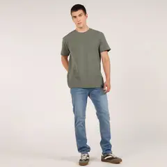 BEARCLIFF - Jean 5 Bolsillos Hombre Slim de Algodón Largo 32