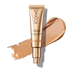 ICONIC LONDON - Iluminador de rostro Líquido Radiance Booster Caramel Glow Iconic 30 ml