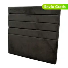 COLCHONES SPRING - Cabecero para Cama Queen Moderno en Madera 130 x 160 cm Color Café