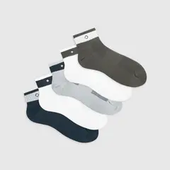 PUNTO BLANCO - Pack de 5 Medias Deportivas Hombre Corto