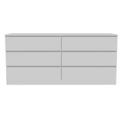 RTA MUEBLES - Cómoda de 6 Cajones 718 x 1536 x 50 cm