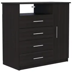 RTA MUEBLES - Cómoda de 4 Cajones 892 x 91 x 50 cm