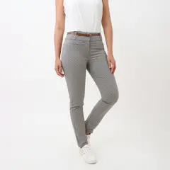 APOLOGY - Pantalón Slim Mujer Tiro medio Estampado