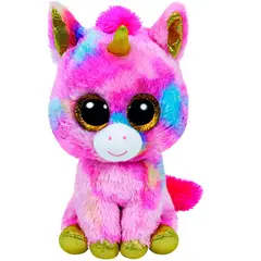 TY - Beanie Boos Fantasía Unicornio Multicolor Mediano