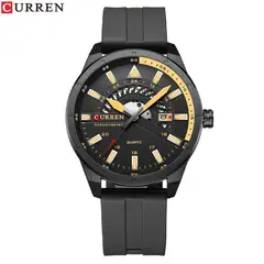 CURREN - Reloj Hombre kred5401 . Reloj Cuero negro