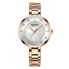 CURREN - Reloj Mujer KREc6120 . Reloj Acero Inoxidable Oro Rosa