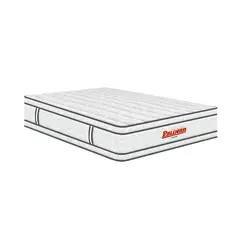 PULLMAN - Colchón Queen Firmeza Media Ortopédico Resortado con Pillow Orthopack Euro 160 x 190 cm Colchones