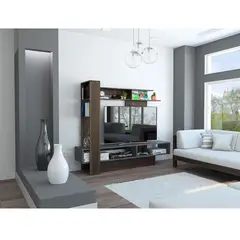 RTA MUEBLES - Centro de Entretenimiento de 180 x 178.5 x 40.2 cm, Mueble de TV Moderno para Televisor de 50 Pulgadas, RTA Muebles.