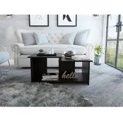 RTA MUEBLES - Mesa de Centro Moderna Cuadrada en Aglomerado MDP 42 x 81 x 53 cm RTA Design - Mueble.