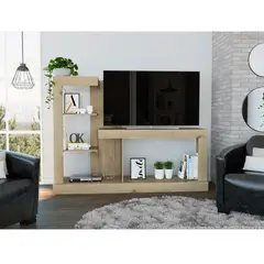 RTA DESIGN - Centro de Entretenimiento de 180 x 133.7 x 41.5 cm, Mueble de TV Moderno para Televisor de 55 Pulgadas, RTA Muebles.