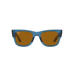 RAY BAN - Gafas de sol RB0840S Unisex . Marco Transparent Blu Lente Brown