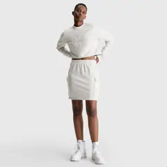 CALVIN KLEIN - Saco para Mujer de Algodón Crop