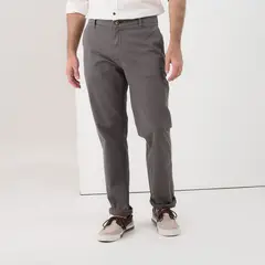 UNIVERSITY CLUB - Pantalón Chino Hombre Slim de Algodón