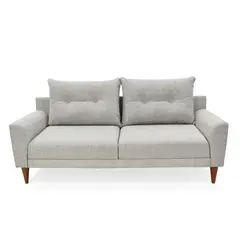 MICA - Sofá Moderno en Poliéster 3 Puestos Cash 190 x 90 x 85 cm - Mueble