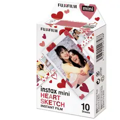 FUJIFILM - Película Instax Mini heart Sketch