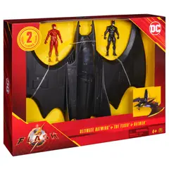 DC COMICS - Flash Veh. Batwing Flash + Batman Fig. 4"