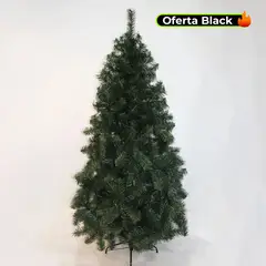 MICA - Árbol de Navidad: 225 cm Verde 380 ramas