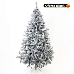 MICA - Árbol de Navidad: 200 cm Blanco 548 ramas