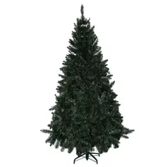 MICA - Árbol de Navidad Verde 210 cm, Diametro 130 cm. Con 721 Ramas y Soporte de Base