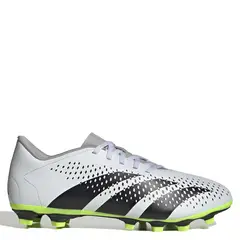 ADIDAS - Guayos Predator Accuracy.4 Para Multiterreno - Suela Con Taches Tpu. Zapatilla De Fútbol, Color Blanco De Hombre Con Cordones
