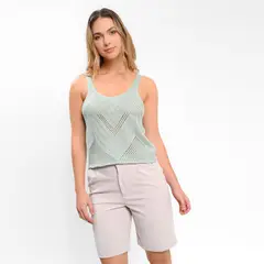 JDY - Blusa para Mujer con Estampado Sin mangas