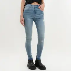 BASEMENT - Jean Skinny para Mujer Tiro alto de Algodón