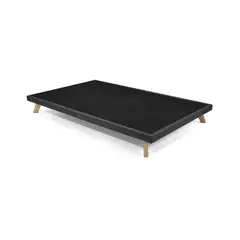 MICA - Base Cama Dividida Tamaño Semidoble en Madera, 120 x 190 cm