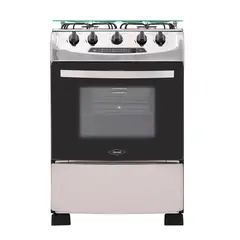 HACEB - Estufa con Horno 4 quemadores ESTOREG60VGNINX