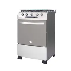 HACEB - Estufa con Horno 4 quemadores ESTOREG60VFGNOX