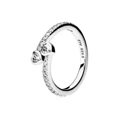 PANDORA - Anillo Corazones Para Siempre Plata Esterlina