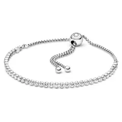 PANDORA - Brazalete Deslizante Brilla En Plata Esterlina