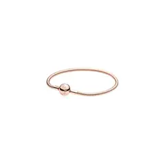 PANDORA - Brazalete Moments Diseño Cadena de Serpiente de Recubrimiento en Oro Rosa
