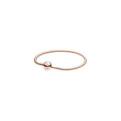 PANDORA - Brazalete Moments Diseño Cadena de Serpiente de Recubrimiento en Oro Rosa