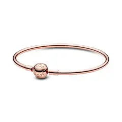 PANDORA - Brazalete Moments Recubrimiento en Oro Rosa