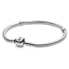 PANDORA - Brazalete Cierre de Barril Plata Esterlina